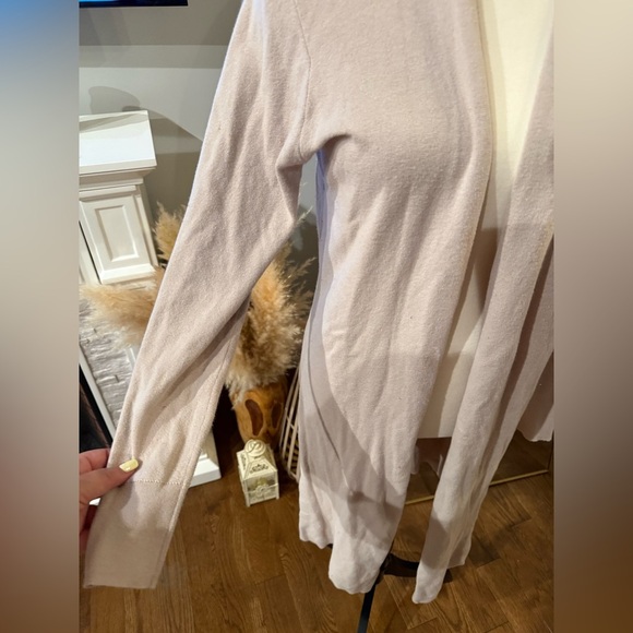 LOFT Soft Beige Open Cardigan - Picture 3 of 4